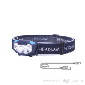 Waterproof LED Headlamp Gesture Sensing Headlight